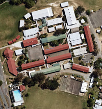 Aerial photo of Pine Rivers State High School